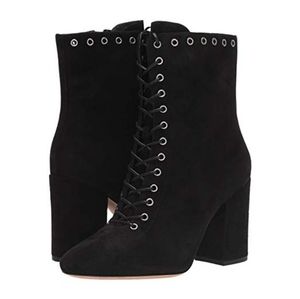 Coach Dean Suede Lace-Up Booties